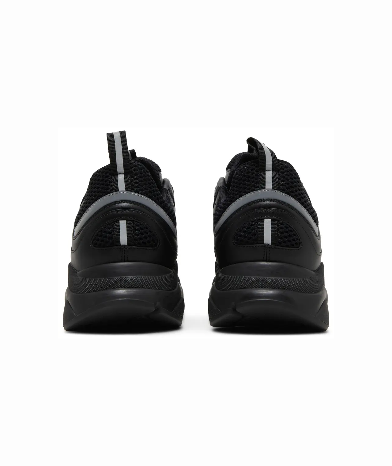 B22 Black Reflective Sneakers